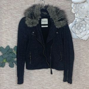 [aeropostale] Faux Fur Bomber Jacket